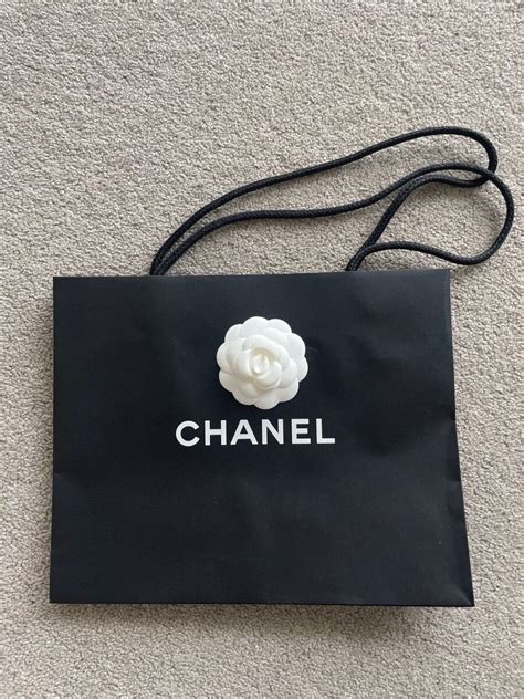 chanel paper bag original|chanel small shopping bag 2021.